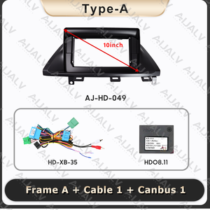 Kit de Reequipamiento de Consola Central Horizontal de 10 Pulgadas, Color Negro Mate, de Alta Calidad, para Honda <span class=keywords><strong>Odyssey</strong></span> 2005-2010, LHD, Piezas Interiores para Automóvil - Product Image 4