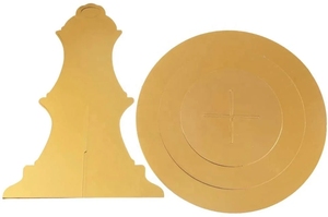 Support à cupcakes en carton écologique avec surface antiadhésive résistante à la chaleur pour gâteaux de mariage et thés de l'après-midi - Product Image 3