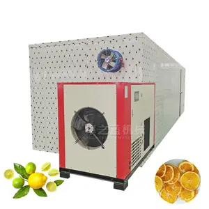 Secador de bomba de calor, máquina de secado de limón seco, máquina de secado de limón naranja