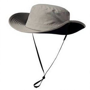 Sombrero de Pescador de Nailon, Protección UV, Transpirable, Ala Ancha Ajustable, Secado Rápido, para Montañismo y Pesca - Product Image 2