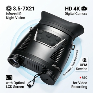 Caméra numérique HD 4K avec écran LCD optique <span class=keywords><strong>Vision</strong></span> <span class=keywords><strong>nocturne</strong></span> infrarouge IR pour l'enregistrement vidéo Surveillance de ferme de chasseur d'espionnage - Product Image 1