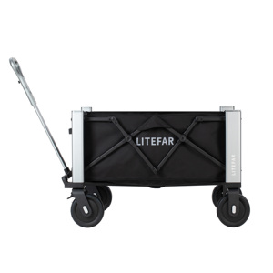 Vagoneta Motorizada <span class=keywords><strong>para</strong></span> Camping con Batería Intercambiable <span class=keywords><strong>de</strong></span> 24Ah, Motor <span class=keywords><strong>de</strong></span> 500W, Capacidad <span class=keywords><strong>de</strong></span> 330 lb, Control Remoto, <span class=keywords><strong>Carro</strong></span> Inteligente - Product Image 1