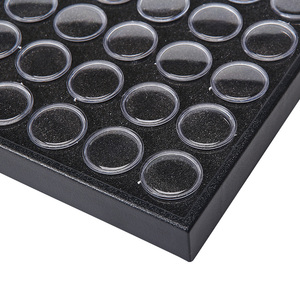 50 Grid Transparent Black <b>Nail</b> Tips Storage Box Empty Plastic <b>Nail</b> Art Organizer <b>Case</b> - Product Image 2