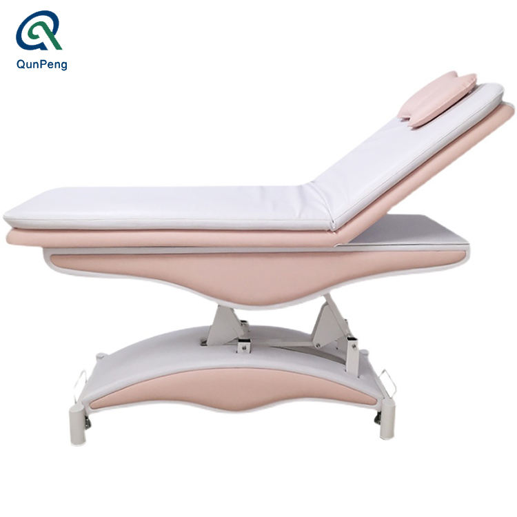 Rose et blanc un glisser trois