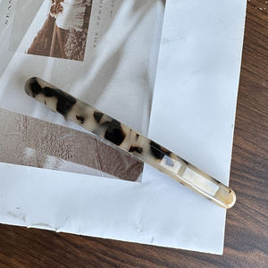 กิ๊บติดผมอะซิเตทรูปกระดองเต่าหนาสำหรับผู้หญิงดีไซน์ใหม่สไตล์เกาหลีสำหรับฤดูใบไม้ผลิ - Product Image 5