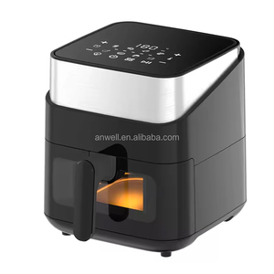 ANWELL Friteuse à air numérique 4,5 L à panier unique, commande manuelle, mini-friteuse autonome pour cuisine d'hôtel - Product Image 1