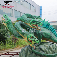 Statue de dragon chinois en métal pour carnaval, utilisation intérieure et extérieure, pour enfants, usage public, centre commercial, parc d'attractions, marque Hualong Dinosaur