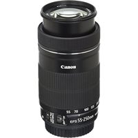 Objectif d'appareil photo utilisé Canon EF-S 55-250mm F4-5.6 is STM