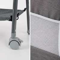 Lit de bébé moderne en alliage d'aluminium pour l'été, berceau portable pliable multifonctionnel pour nouveau-nés, berceau à bascule apaisant