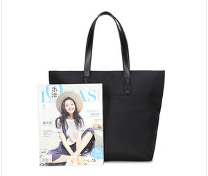 Bolsa de Tela de Algodón con Estampado Personalizado, Correa de Cuero, Diseño Personalizado, Ecológica y Reutilizable, 35X40cm - Product Image 5