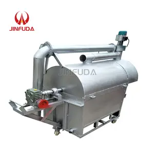 Hot Selling Stainless Steel Lg Gas Type Conveyor Belt Peanut Roaster Continuous Nut Roasting Machine for Sale
