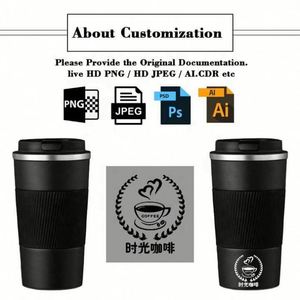 Gobelet isotherme en gros, tasse sous vide personnalisée avec logo imprimé par sublimation, cadeau, mug de voyage en acier inoxydable pour boissons chaudes - Product Image 2