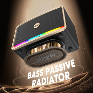 W-KING H330 Đầu Ra 120W Khối Lượng Cao Retro Xách Tay Máy Tính Để Bàn Retro Bluetooth Loa Với RGB Ánh Sáng Và Pin Lớn - Product Image 3