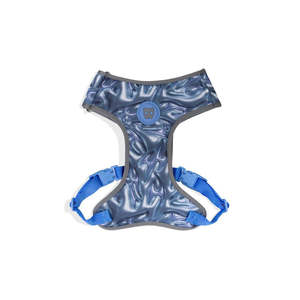Harnais pour animaux de compagnie H3D Fly Mesh réglable, design réfléchissant bleu, taille petite, moyenne, grande - Product Image 1