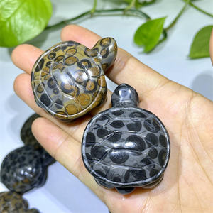 <span class=keywords><strong>Tortuga</strong></span> de <span class=keywords><strong>Jaspe</strong></span> con Piel de Leopardo Tallada en Piedra Natural, Precio Económico Directo de Fábrica, para Feng Shui - Product Image 4