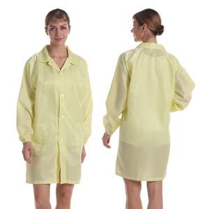 再利用可能Xinweike <span class=keywords><strong>ESD</strong></span>スモッククリーンルーム衣類帯電防止作業服ラボ<span class=keywords><strong>Esd</strong></span>ジャケットラボスモック帯電防止ガウンレベルDプロテクション - Product Image 6