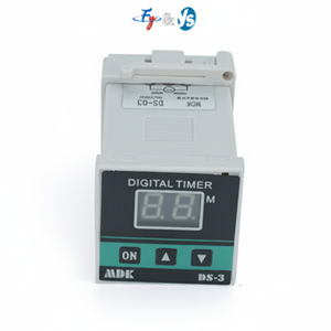 Minuteur numérique Adk Ds-3 10A à commande tactile, compte à rebours de 120 minutes, interrupteur de minuterie de cuisine, design carré en plastique - Product Image 1