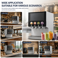 Fabrieksdirect fruitconcentraat sapdispenser commerciële sapdispenser aangepaste logo & smaak stickers 220V
