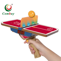 Mini pistolet de tennis de table, jeu d'équilibre, Ping-pong, avec son léger