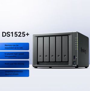 Serveur Nas DS1525 + Enfriador portátil 4 núcleos 5-Bay Ryzen <span class=keywords><strong>V1500B</strong></span> Nvme Petabyte Nas Almacenamiento en red - Product Image 1