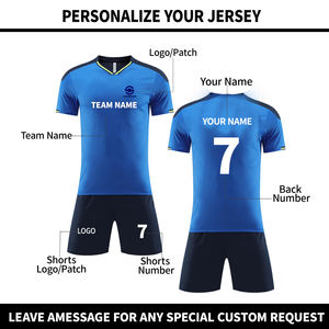 Maglia da <span class=keywords><strong>calcio</strong></span> tailandese personalizzata di alta qualità da uomo abbigliamento da <span class=keywords><strong>calcio</strong></span> della nuova stagione divisa da calciatore della squadra Set uniforme Premium - Product Image 3