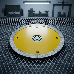 Lames de scie circulaires diamantées à pressage à chaud pour turbines, utilisées pour la découpe de carreaux et de verre en conditions sèches et humides - Product Image 2