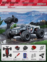 Offre Spéciale 50 KM/H Brushless RC Voiture À Grande Vitesse 4WD Tout-terrain Drift Car pour Garçons Noël Télécommande Jouet