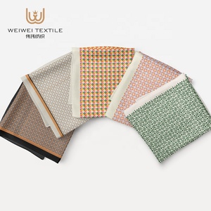 Velo Estampado Multicolor con Logotipo Personalizado, 115 cm, Suave, Estilo <span class=keywords><strong>Shayla</strong></span>, Pañuelo para la Cabeza, Hiyab Cuadrado - Product Image 2