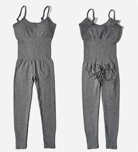 来样定做女式运动服瑜伽套装无缝连身衣一体式健身连身衣运动服健身房套装女式运动服 - Product Image 3