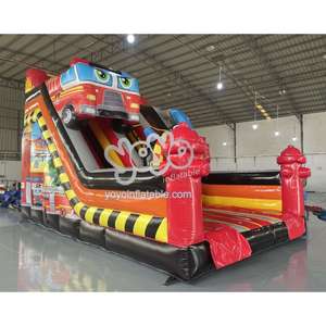 Château gonflable pour enfants, structure de glisse, salle de jeux gonflable extérieure pour fêtes commerciales, PVC résistant, directement de l'usine - Product Image 4