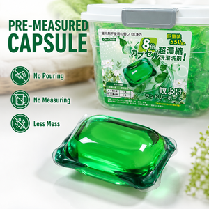 Pack de capsules de lessive super concentrées extra-larges avec un parfum durable et frais d'eau de Floride pour un lavage en profondeur - Product Image 1