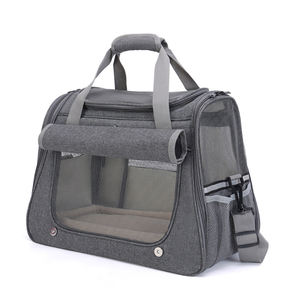 Caja de transporte de mascotas de cartón de diseñador y cajas, bolso de lona rosa para gato, perro, transpirable, multicolor, cremallera duradera, venta al por mayor - Product Image 6