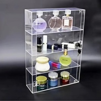 Vitrine en acrylique transparent verrouillable vitrine en acrylique transparent avec serrure pour la vente au détail