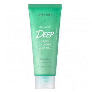 Dewytree 100mL AC CTRL Deep Green Calming Clay Gel Pore Pack Quality Face Washing Product Brush Exclusive OY-Collection - Product Image 2