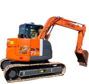 Excavatrice HITACHI ZAX75 d'occasion, 99 % neuve, 7,5 tonnes, modèle ZAX75U, en stock, à vendre - Product Image 1