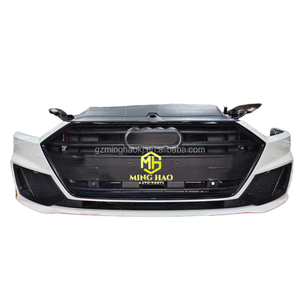 2020-2024 para Audi A7 parachoques delantero y trasero, radiador Grunenberg, faros delanteros, luces traseras, luces antiniebla, alerón trasero - Product Image 6
