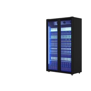 خزانة عرض المشروبات للسوبر ماركت ذات سعة كبيرة، معدات تبريد تجارية، رف معدني متعدد الأبواب للبيرة والنبيذ - Product Image 6