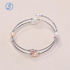 Manufacturer Direct Sales Fashion Style Multi-Layer Freshwater <b>Pearl</b> Bracelet Colorful Adjustable Length <b>Jewelry</b> <b>Set</b> - Product Image 2