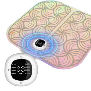 Máquina de masaje de pantorrilla de pie eléctrica USB plegable portátil almohadilla 19 intensidades 8 modos de masaje colorido masajeador de pies Ems Mat - Product Image 1