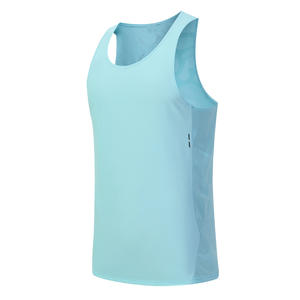 เสื้อกีฬาผู้ชายแบบสั่งทำพิเศษ สำหรับฟิตเนส วิ่ง ออกกำลังกาย เสื้อแขนกุดทรงหลวม ระบายอากาศ แห้งเร็ว - Product Image 5