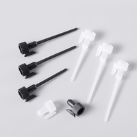 Flacon de testeur de parfum transparent de 1ml 2ml 3ml Flacon de parfum en verre avec couvercle en plastique