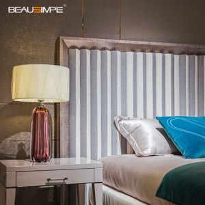 Anpassbares Konvertierbares Verstellbares Modernes California King <span class=keywords><strong>Queen</strong></span> Size Polsterbett Echtes Leder Edelstahlrahmen - Product Image 3