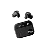 Earbud TWS Nirkabel Sesungguhnya dengan Logo OEM yang Dapat Disesuaikan, Kontrol Sentuh BT 5.4, Headset Musik Tahan Air