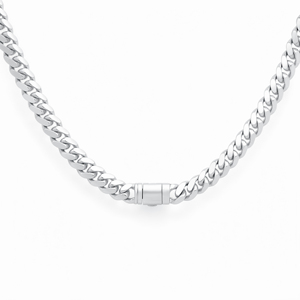 Cadena Cubana de Platino Pt950 Blanca Sólida de Alta Calidad, Collar Unisex Minimalista de Lujo, Regalo de Joyería de Platino - Product Image 1