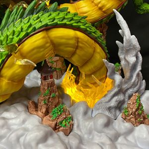 Figurine décorative en PVC <span class=keywords><strong>Shenron</strong></span> et Petit Goku, Dragon des vœux lumineux, pour collection et vente en gros - Product Image 3