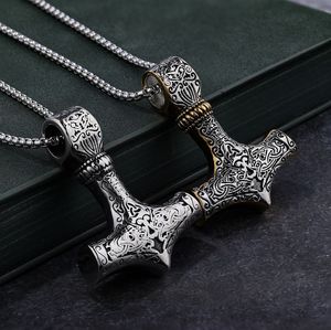 Marteau de Thor Collier pendentif marteau tonnerre Acier inoxydable Viking Thor Hammer Pendentif <span class=keywords><strong>étain</strong></span> - Product Image 4