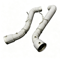 Collecteur d'échappement complet en titane haute performance avec valve X-Pipe pour McLaren 600LT 2020