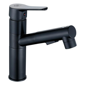 Grifo de Lavabo Chenlu Extraíble con Monomando, Válvula de Cerámica, Montaje en Encimera, Agua Fría y Caliente - Product Image 1