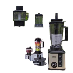 Nueva Licuadora Comercial Plateada 2025, Máquina Mezcladora de Alta Resistencia 6 en 1, Exprimidor de Frutas Cítricas Frescas, Licuadora Multifuncional de Cocina - Product Image 1