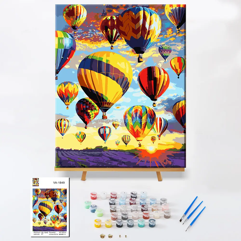 Kits de ballons d'air chaud faits à la main, dessins artistiques, pour envoyer des décorations murales des amis, dessins